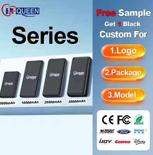 10000Mah Mini Power Bank Dual Usb 5v2a External Battery Portable Charger Ultra Slim Rohs Power Bank 10000mah 20000mah 30000mah