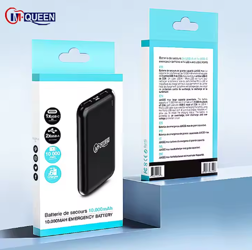 10000Mah Mini Power Bank Dual Usb 5v2a External Battery Portable Charger Ultra Slim Rohs Power Bank 10000mah 20000mah 30000mah