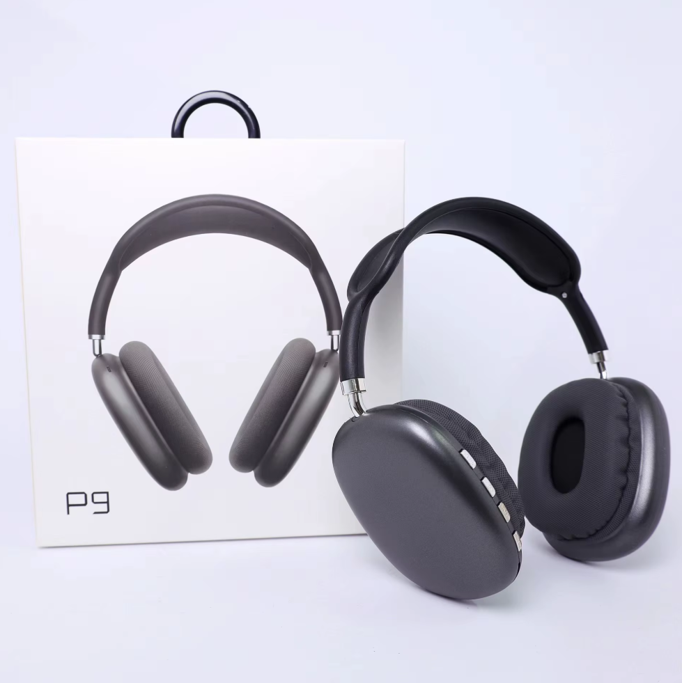 High Fidelity P9 Wireless Headphones – Strong Bass, Over-Ear, Noise Cancelling, Head-Mounted Bluetooth Headset