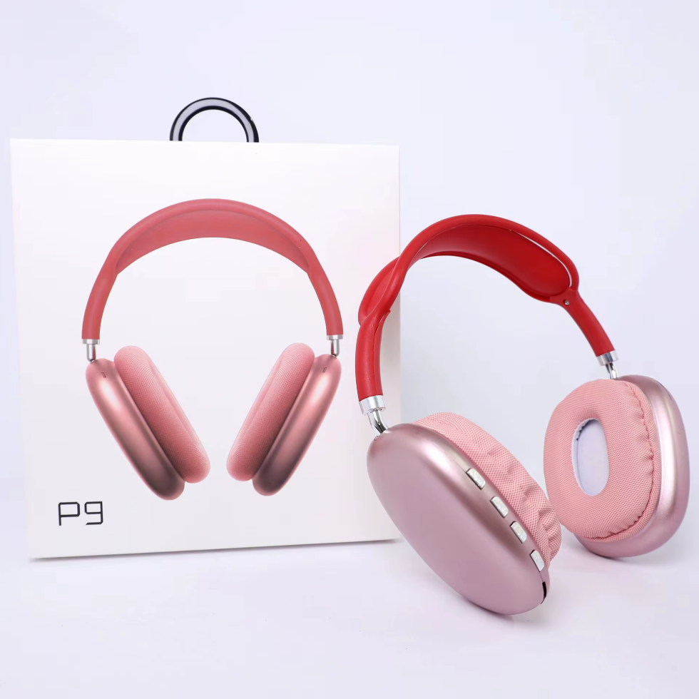 High Fidelity P9 Wireless Headphones – Strong Bass, Over-Ear, Noise Cancelling, Head-Mounted Bluetooth Headset