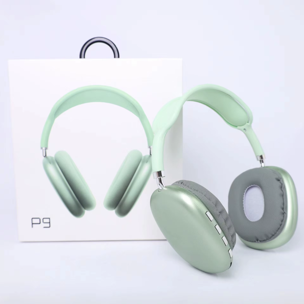 High Fidelity P9 Wireless Headphones – Strong Bass, Over-Ear, Noise Cancelling, Head-Mounted Bluetooth Headset