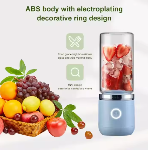 Battery Fresh Rechargeable Personal Usb Small Machine Electric Portable Mini Fruit Juicer Blender Mixer
