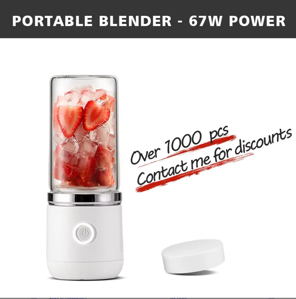 Battery Fresh Rechargeable Personal Usb Small Machine Electric Portable Mini Fruit Juicer Blender Mixer