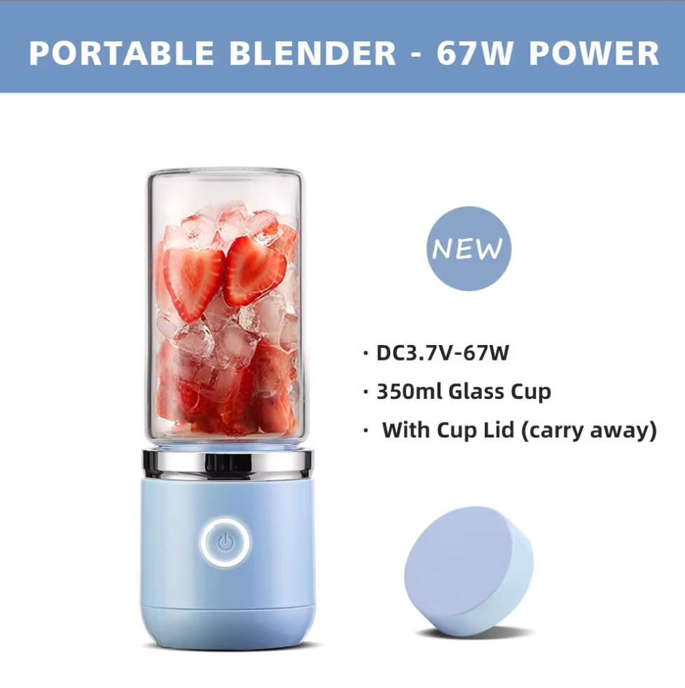 Battery Fresh Rechargeable Personal Usb Small Machine Electric Portable Mini Fruit Juicer Blender Mixer