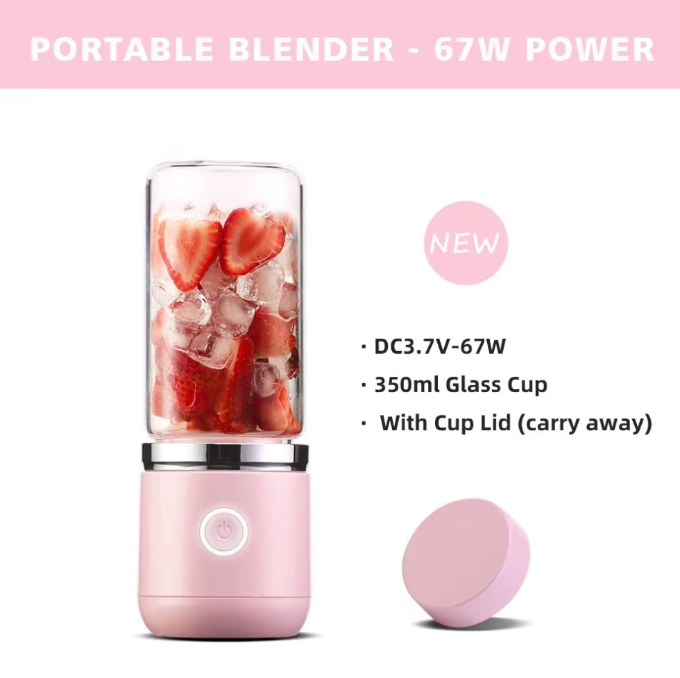 Battery Fresh Rechargeable Personal Usb Small Machine Electric Portable Mini Fruit Juicer Blender Mixer