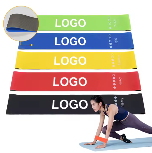 ustom Exercise Stretch Mini Latex Yoga Wholesale Workout Band Set Loop Non-slip Fitness Resistance Bands