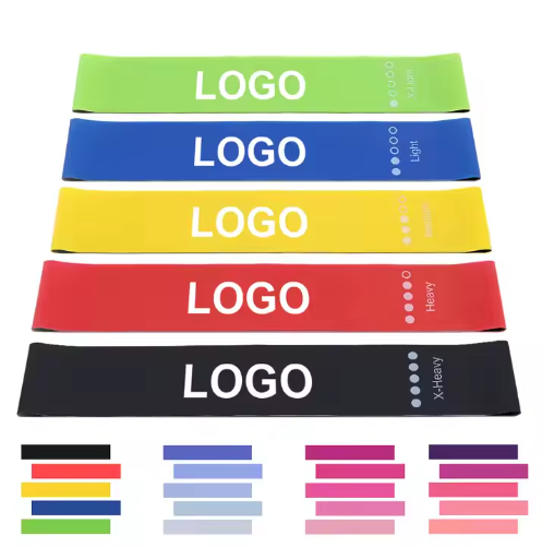 ustom Exercise Stretch Mini Latex Yoga Wholesale Workout Band Set Loop Non-slip Fitness Resistance Bands