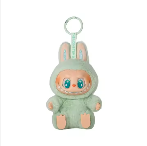 Authentic Popmart Labubu Monsters Exciting Macaron Plush Doll Cute Mystery Boxes with Exciting Seat Original Blind Toy Figure