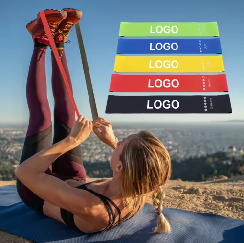ustom Exercise Stretch Mini Latex Yoga Wholesale Workout Band Set Loop Non-slip Fitness Resistance Bands