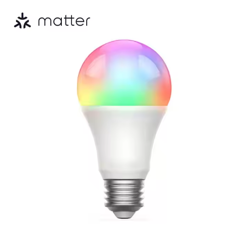 RSH Matter Bulb Over Wifi 9W RGB RGBCW RGBCT E26 E27 B22 Smart Light Bulb Work With Homekit Alexa Google Home