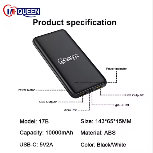 10000Mah Mini Power Bank Dual Usb 5v2a External Battery Portable Charger Ultra Slim Rohs Power Bank 10000mah 20000mah 30000mah